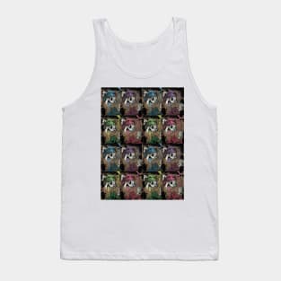 Cartoon Cat Warhol Tank Top